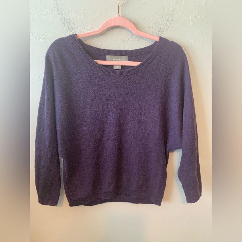 Ply Cashmere purple cashmere sweater‎ size S
